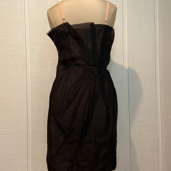 Marc by Marc Jacobs Silk Chiffon Black Dress - Picture 3 of 5